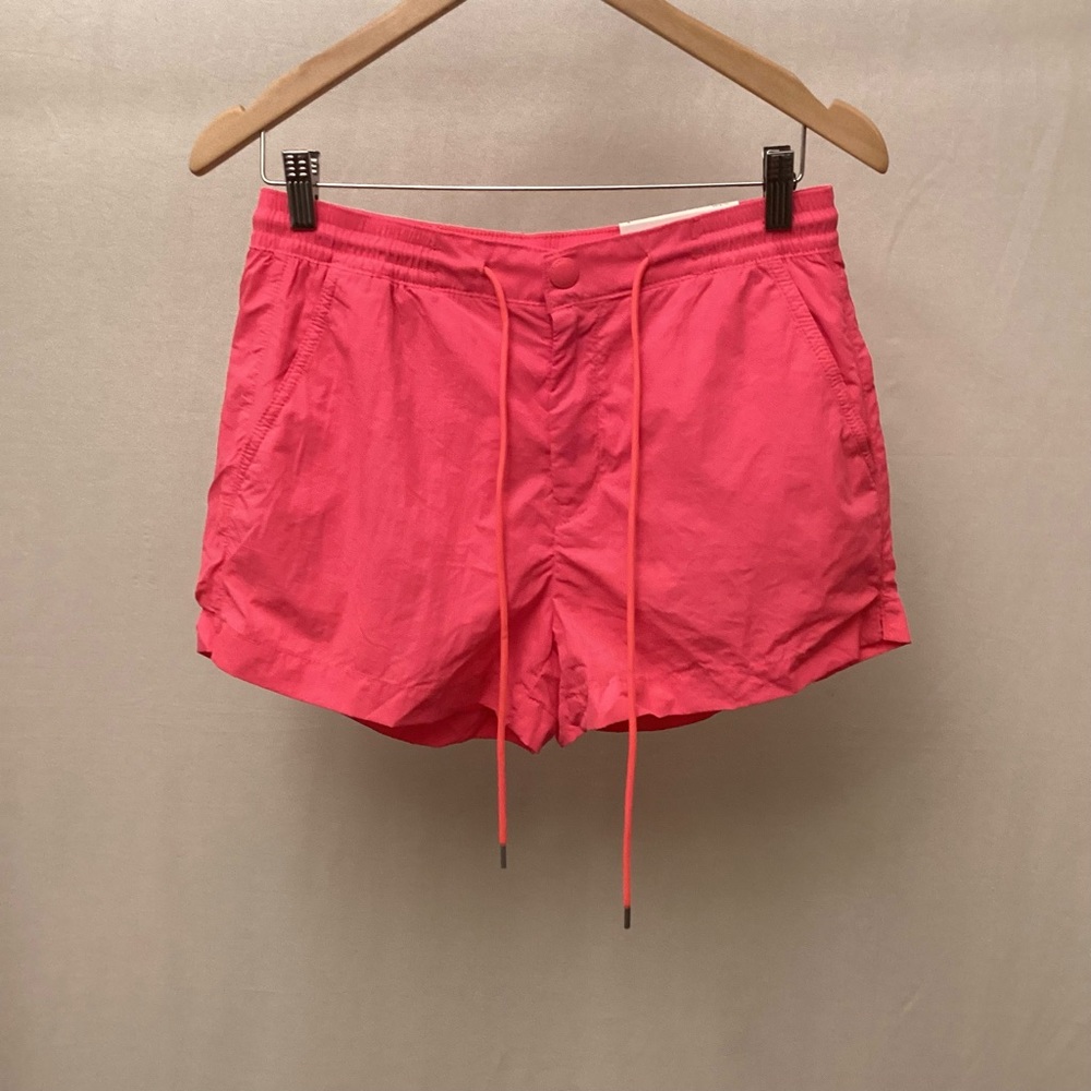 American Eagle NWT Hot Pink Nylon Women’s Running Shorts Active 90s Y2K Style - Picture 3 of 11